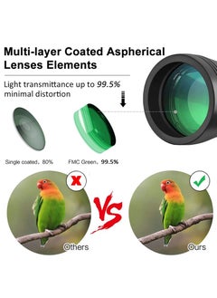 Generic High Power Binoculars for Outdoor Hunting and Wildlife Observation – Fully Multi-Coated Optics, BAK7 Prism, Adjustable Twist-Up Eyecups  - Image 5
