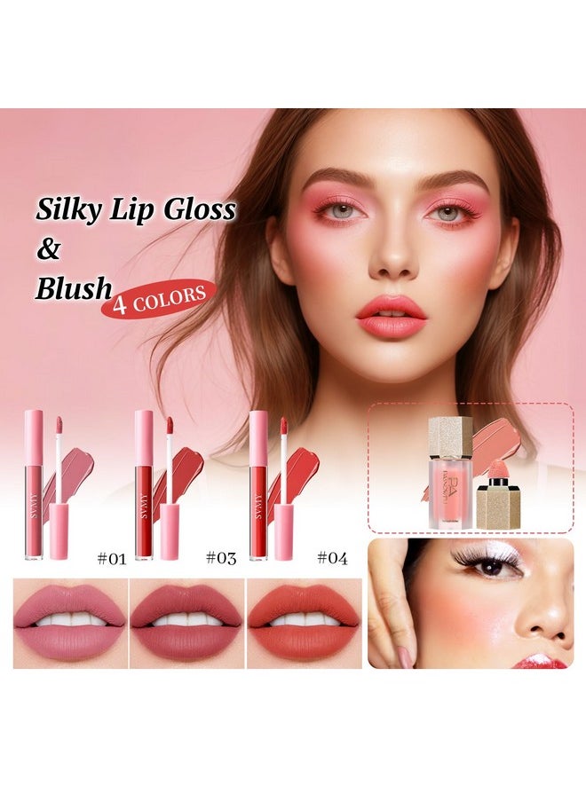 PASNOWFU - Makeup Kit for Women, Makeup Full Kit for Beginners Teens Girls, Makeup Bundle Include 30 Colors Matte & Shimmer Eyeshadow Palettes, Blush Palette, Lip Gloss Set - Image 1