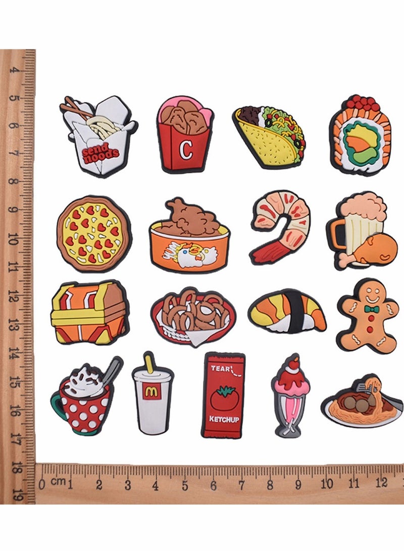 SOLARAE 50 PCS Shoe Charms for Crocs - Jibbitz Accessories, Party Favors & Mini Decorations for Women, Men & Kids - Image 4