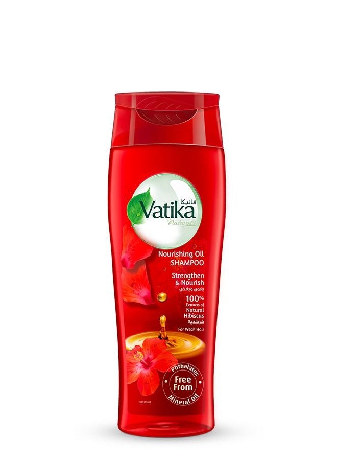 Vatika Naturals - Vatika Naturals Oil Shampoo Hibiscus - Strengthen and Nourish - 425ml (Twin Pack) - Image 1