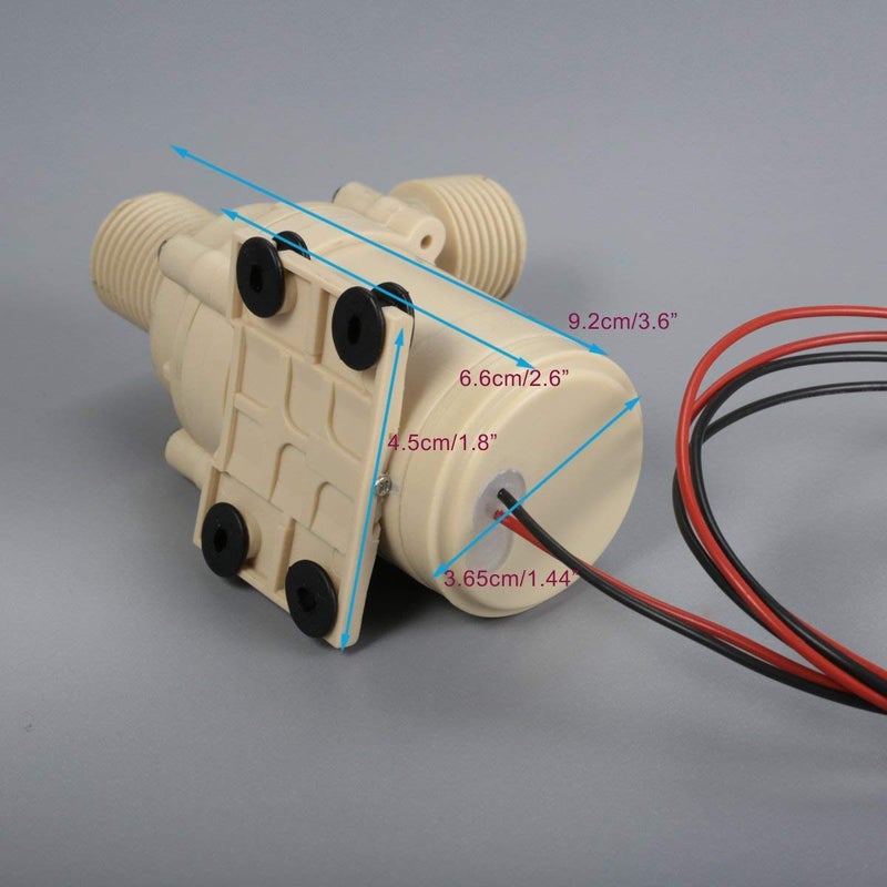 bayite BYT-7A006 DC 12V Solar Hot Water Heater Circulation Pump Low Noise 3M Discharge Head 2.1GPM - Image 4