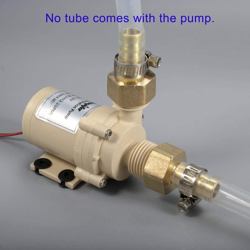 bayite BYT-7A006 DC 12V Solar Hot Water Heater Circulation Pump Low Noise 3M Discharge Head 2.1GPM - Image 5