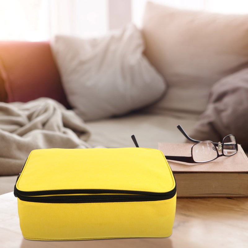 1Pc Large Capacity Pouch Multifunctional Cards Bag Stationery Pouch with Lock - Image 4