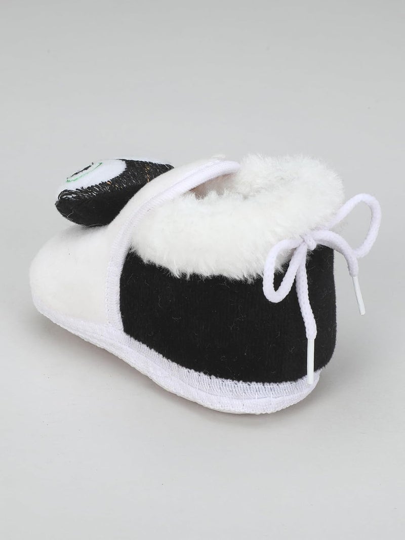 PureSole Baby Booties with Cute Animal Design – Soft Plush Infant Shoes for Newborns and Toddlers (6–12 Months) - Image 3