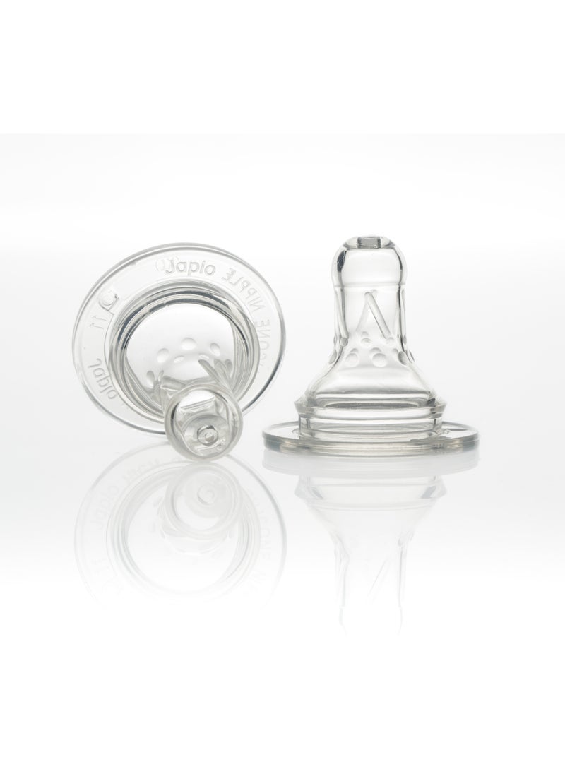 Japlo Round baby feeding Bottle with Anti-colic nipple & Lukewarm water mixer size 240 ml RD240 BOX(assorted)  - Image 4