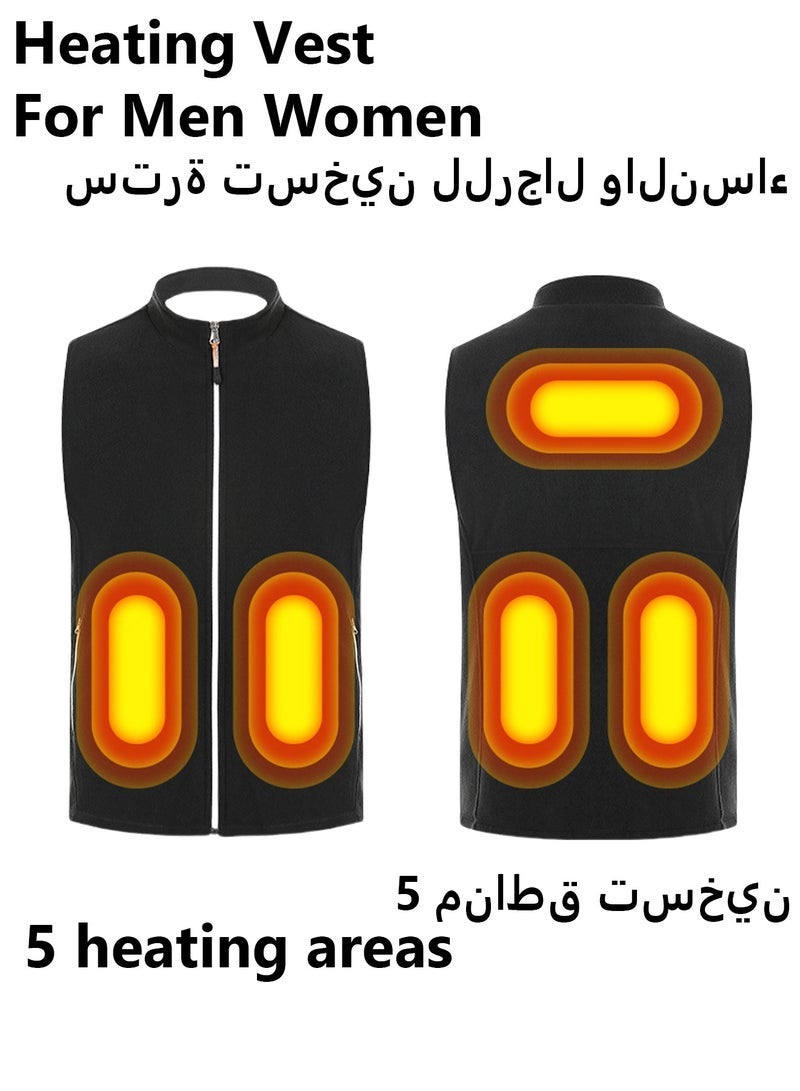 Bukela Heating Vest For Men Women, Electric Lightweight Heating Coat USB Electric Body Warmer Clothes Motorcycle Warm Vest For Hiking, Outdoor Activities - Image 1