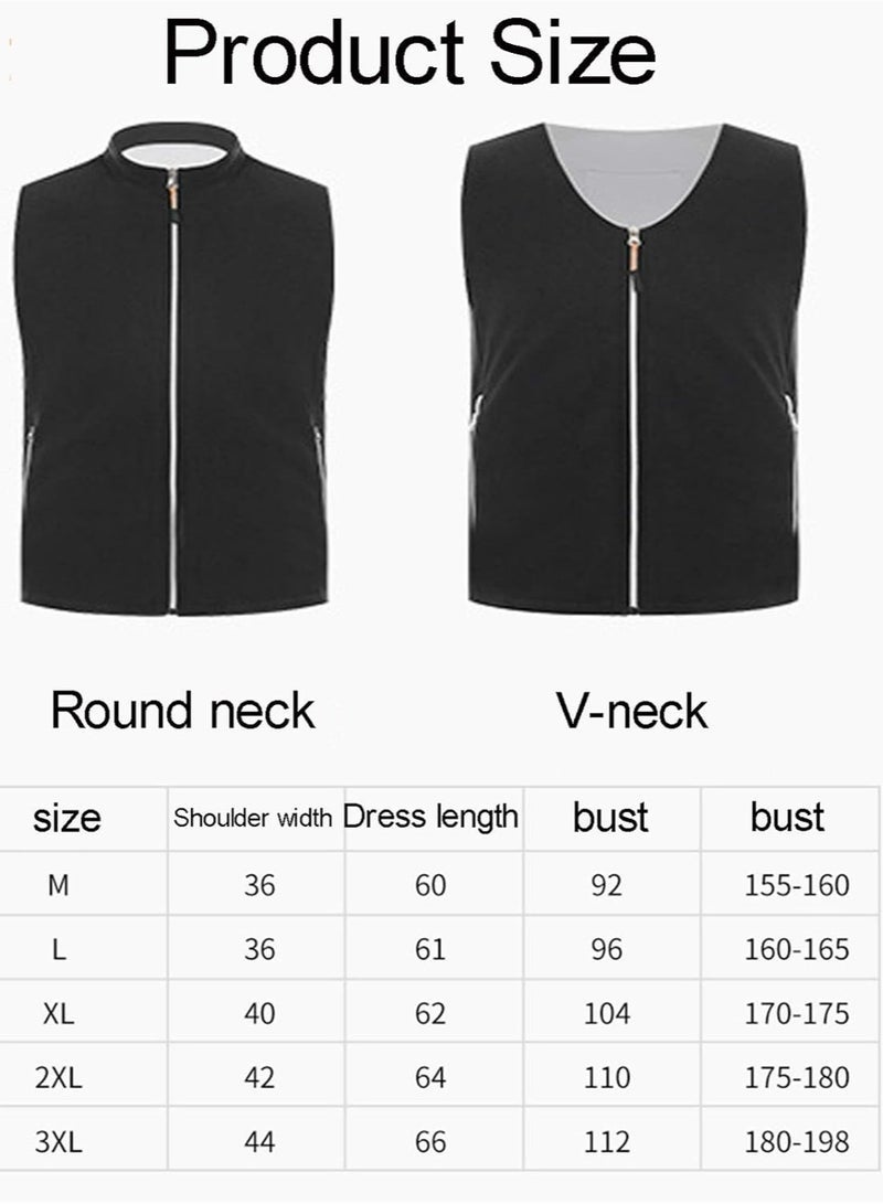 Bukela Heating Vest For Men Women, Electric Lightweight Heating Coat USB Electric Body Warmer Clothes Motorcycle Warm Vest For Hiking, Outdoor Activities - Image 2