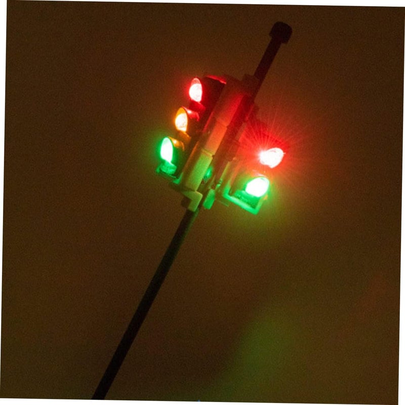 Mini Signal Light Model for Model Train Table Traffic Lamp Mini Simulation Light - Image 3