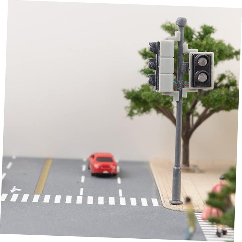 Mini Signal Light Model for Model Train Table Traffic Lamp Mini Simulation Light - Image 2