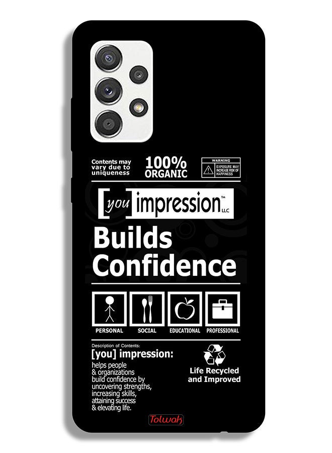 Tolwak Samsung Galaxy A32 5G Protective Case Cover Builds Confidence Sticker - Image 1