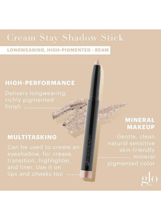 Glo Skin Beauty Glo Skin Beauty Cream Stay Shadow Stick (Beam) - Multi-Purpose Eyeshadow Mineral Makeup Can Also Be Used as Liner on Lips or Cheeks, 12-Hours of Wear - Image 2