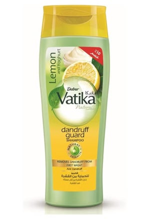 Vatika Naturals Shampoo Lemon & Yoghurt Dandruff Guard - 180 Ml - https://f.nooncdn.com/p/pzsku/Z69B32FB8261710485F17Z/45/1757344705/ebea6369-ee70-4c45-a469-456bd9077dc9.jpg