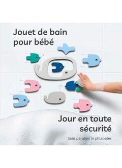 Quut QUUT | Whale Theme Bath Puzzle | Award Winning Children's Bath Toy & Game  - Image 2