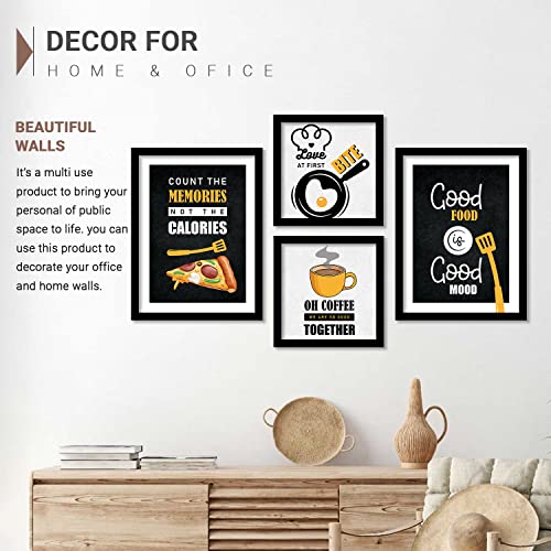 walllane - Motivational theme Wall Poster with Quotes - Framed Poster for Home Living Room Bedroom Study Room Office/Frames For Wall Decor (10 inch x 13 inch, Framed) Set of 4 Cate - 15 - Image 5