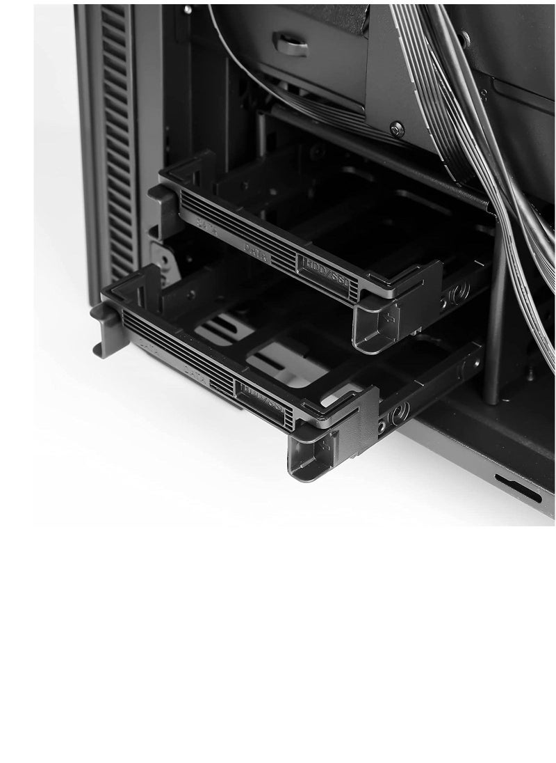 erorex - Nx Series Nx600 Mid-Tower Atx Gaming Case Tempered Glass Side Panel,Supports Up To 6 Fans 1 X 120 Mm Argb Fan Included - Image 1