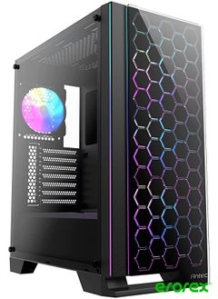 Nx Series Nx600 Mid-Tower Atx Gaming Case Tempered Glass Side Panel,Supports Up To 6 Fans 1 X 120 Mm Argb Fan Included
