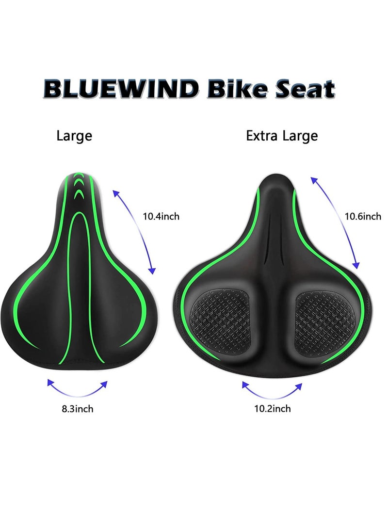KASTWAVE Bicycle Seat, Comfortable Oversized Extra Thick Bicycle Seat with Dual Shock Ball Memory Foam Wide Bicycle Saddle Unisex Suitable for Sport or Road Bikes, Easy Installation with Installation Tool - Image 5
