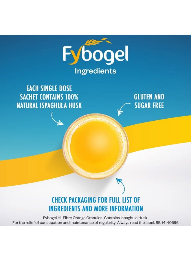 Fybogel فايبر عالي - نكهة البرتقال، 30 كيس - Image 3