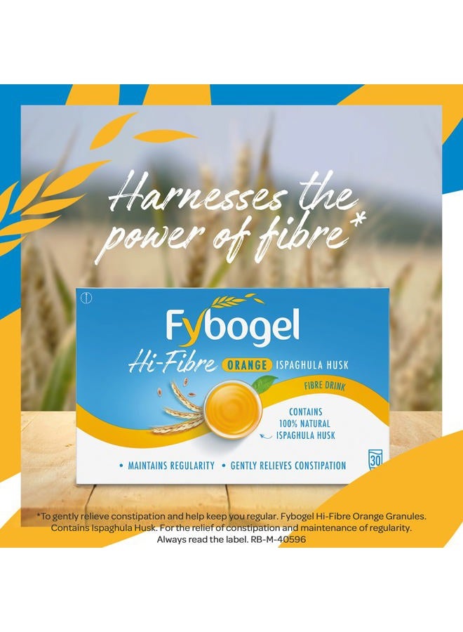 Fybogel فايبر عالي - نكهة البرتقال، 30 كيس - Image 5