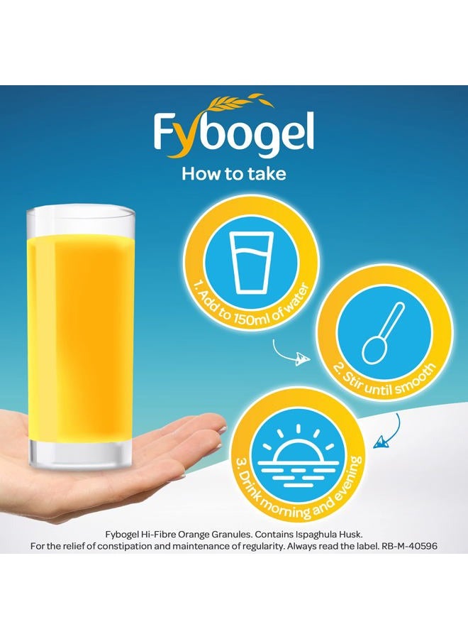 Fybogel فايبر عالي - نكهة البرتقال، 30 كيس - Image 4