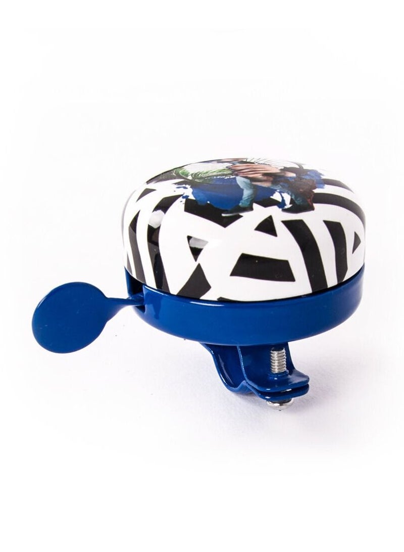 Biggdesign Bike Bell Bicycle Bell Loud Crisp Clear Sound Compatible With Handlebars Between 19 22 Mm 75 Db Sound Level 5 Cm White Blue - Image 1