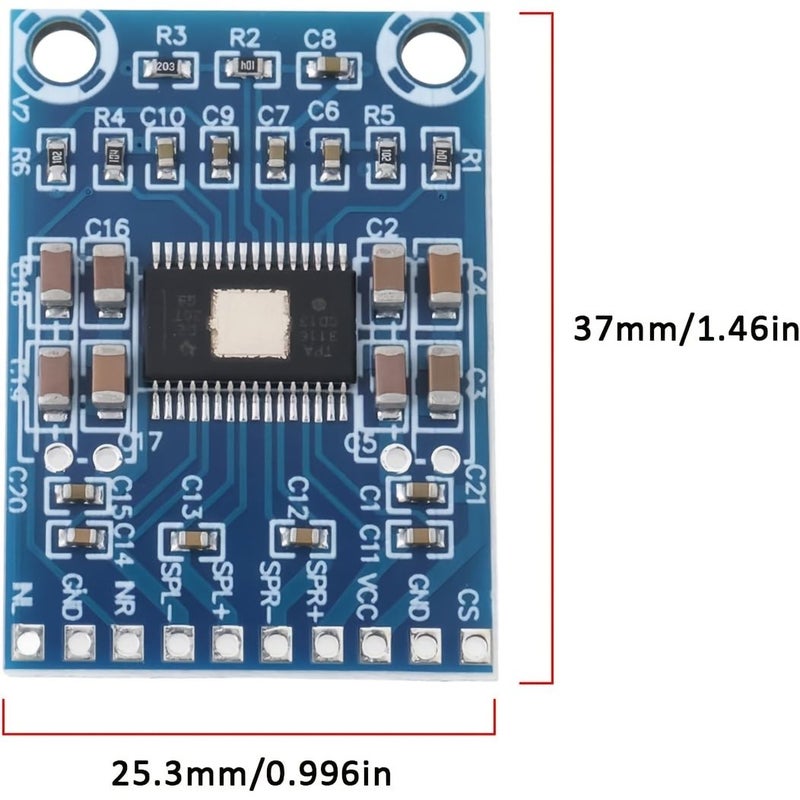 2 Pieces TPA3116D2 Amplifier Board For XH M562 Digital Audio Amplifier 2 X 50W Per Channel Suitable For Speakers - Image 5