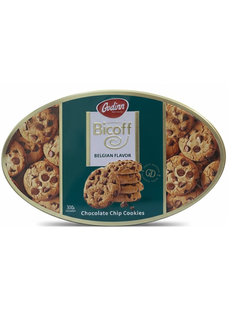 Godinn Bicoff Belgian Flavour Chocolate Chip Cookies 100g - Image 1