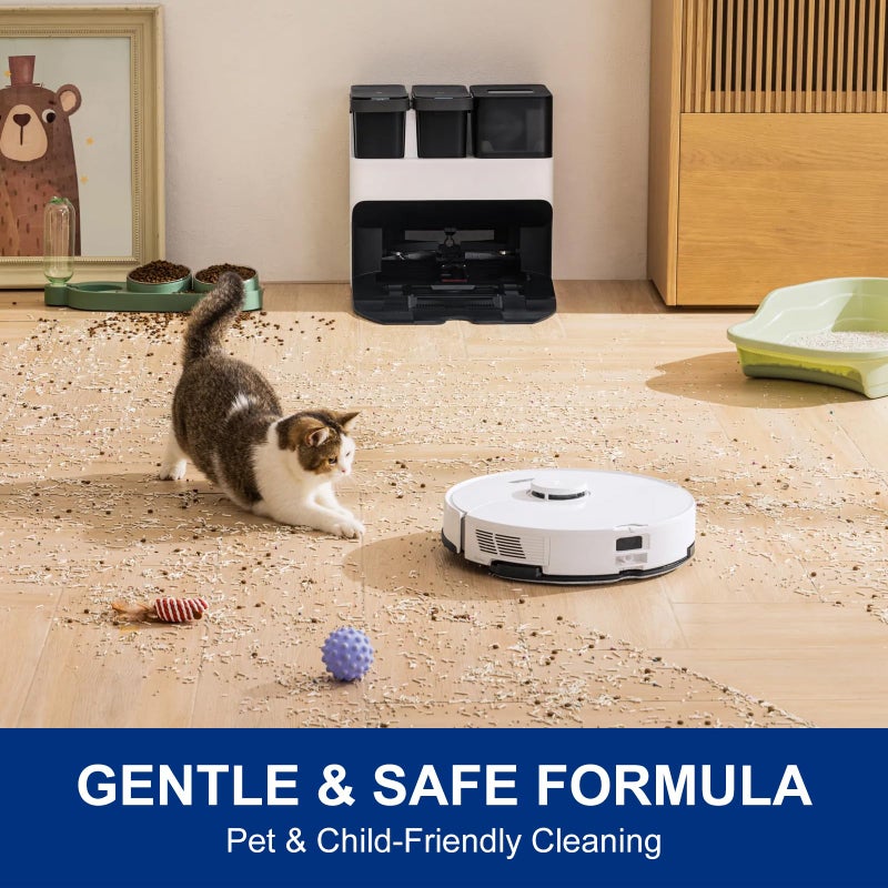 Nukisa Fresh Ocean Scent Floor Cleaning Solution Compatible With Roborock Robot Vacuum And Mop Cleanerï¼Œ Deep Cleans For Multiple Hard Floors, Suitable With All Robot Vacuums With Mopping (2) - Image 4
