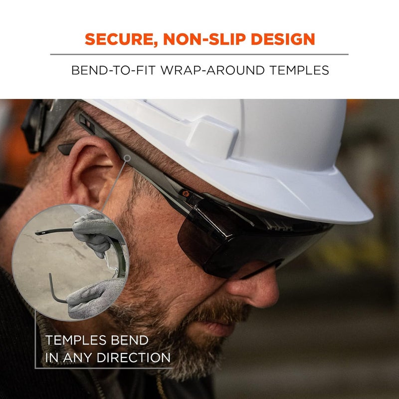 Ergodyne Skullerz OSMIN OTG Safety Glasses Over the Glasses Protective Eyewear ANSI z871 - Image 4