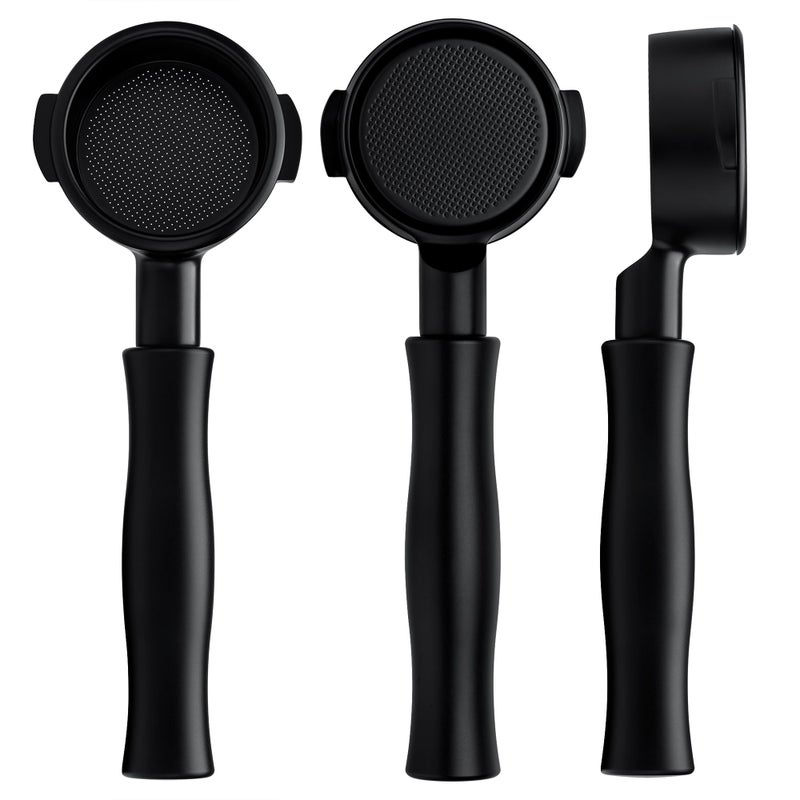 Normcore 58mm E61 Bottomless Naked Portafilter Titanium PVD Coating Portafilter Group Head Fits Lelit Flair 58 ECM Rocket Sanremo Synesso VBM Fits E61 Group Heads Espresso Machines