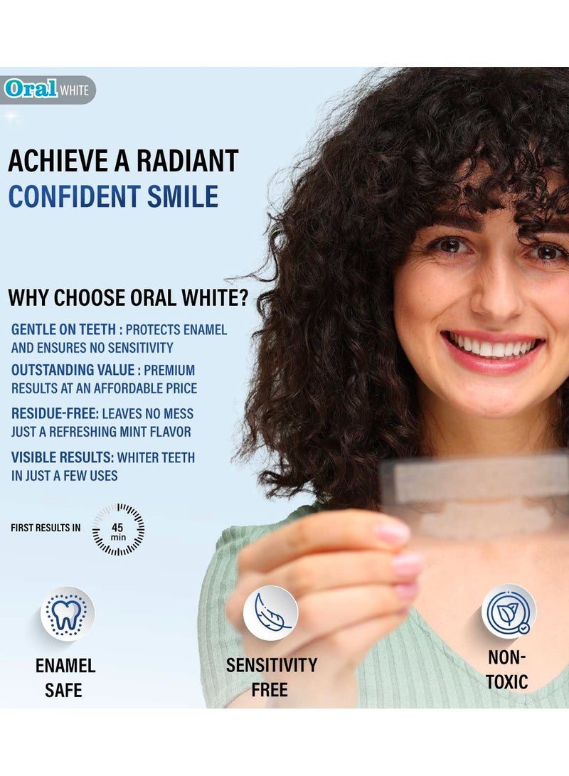 Oral White شرائط تبييض أورال وايت الاحترافية 40 شريط، 20 علاج - Image 5