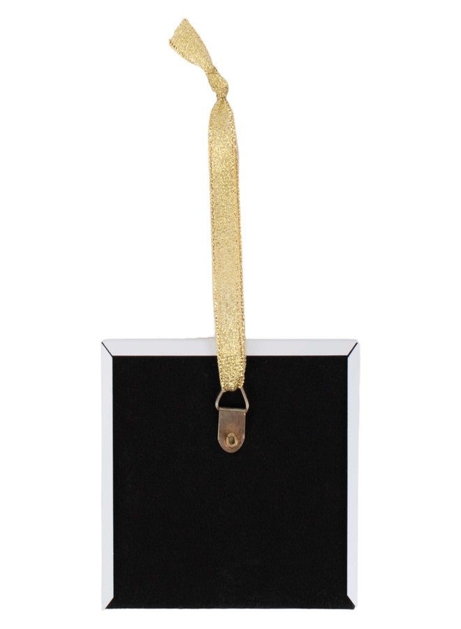 إيلانز ديزاينز إطار صور معدني صغير من رقائق الذهب من إيلانز ديزاينز، مقاس 4 × 3 بوصات، زينة عيد الميلاد - Image 4