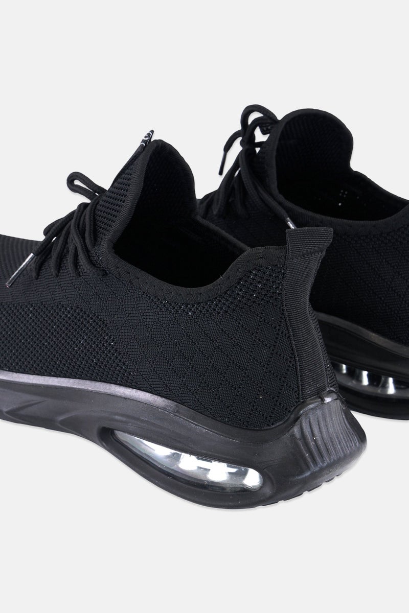 CROSSHATCH Men Trevel Lace Up Sports Shoes, Black - Image 2