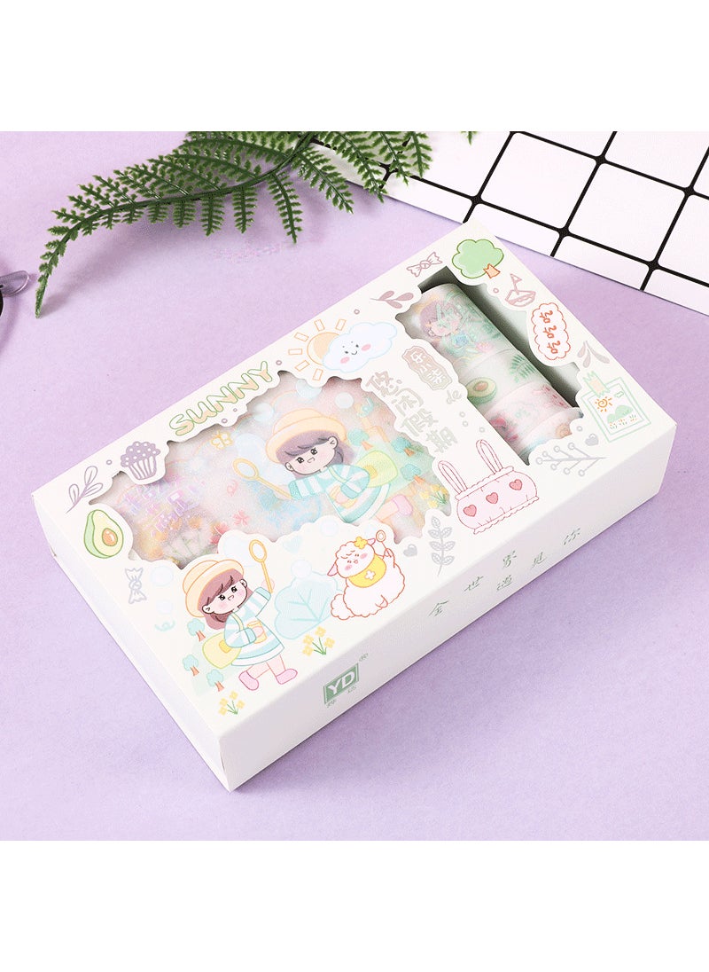 Frosted Sticker Set Series Handbook Tape Girl Landscape Student Diary Decoration Stickers Thickness 4cm Suitable Travel Souvenir Leisure holiday - pzsku/Z69B3F539E3606BC47EB6Z/45/_/1741689743/2465026f-abca-4244-83b7-211d50b6662b