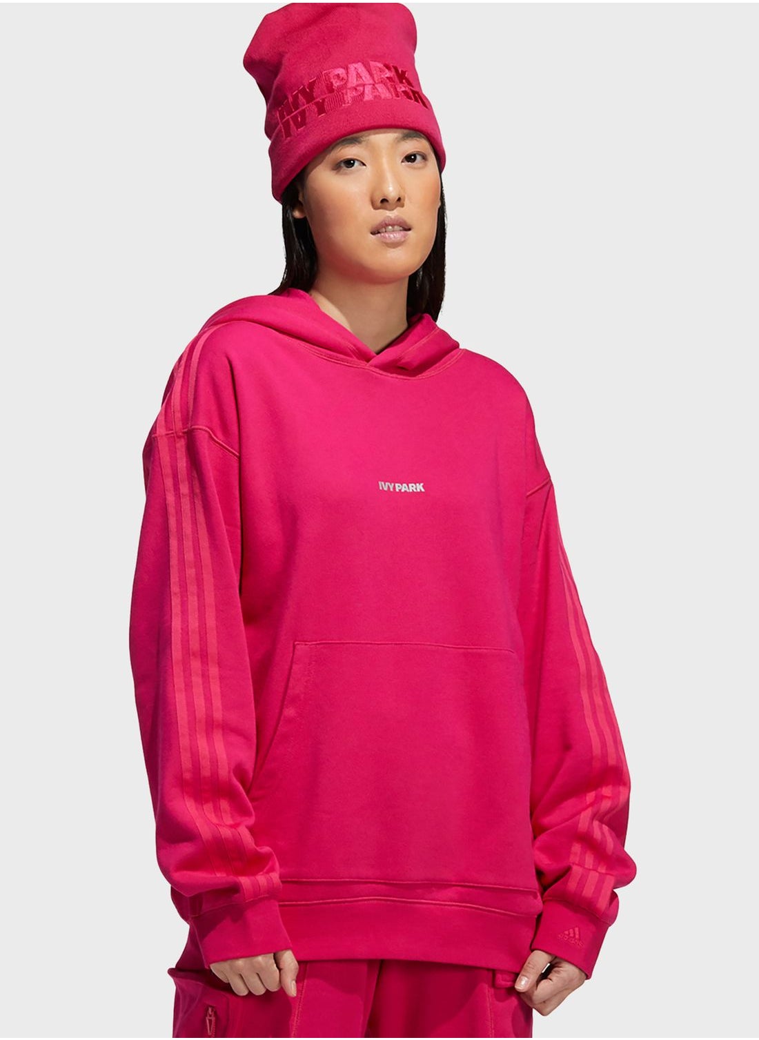 ivy park pink beanie