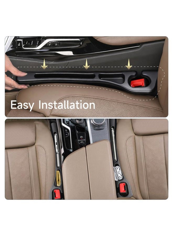 Zoiydals 2 Pack Car Seat Gap Filler Organizer [3rd Gen], Universal Seat Gap Filler for Car SUV Truck – No Drop Interior Car Accessories Prevents Phone, Keys, Wallet from Falling Between Seat & Console - Image 5