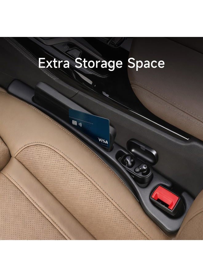 Zoiydals 2 Pack Car Seat Gap Filler Organizer [3rd Gen], Universal Seat Gap Filler for Car SUV Truck – No Drop Interior Car Accessories Prevents Phone, Keys, Wallet from Falling Between Seat & Console - Image 2