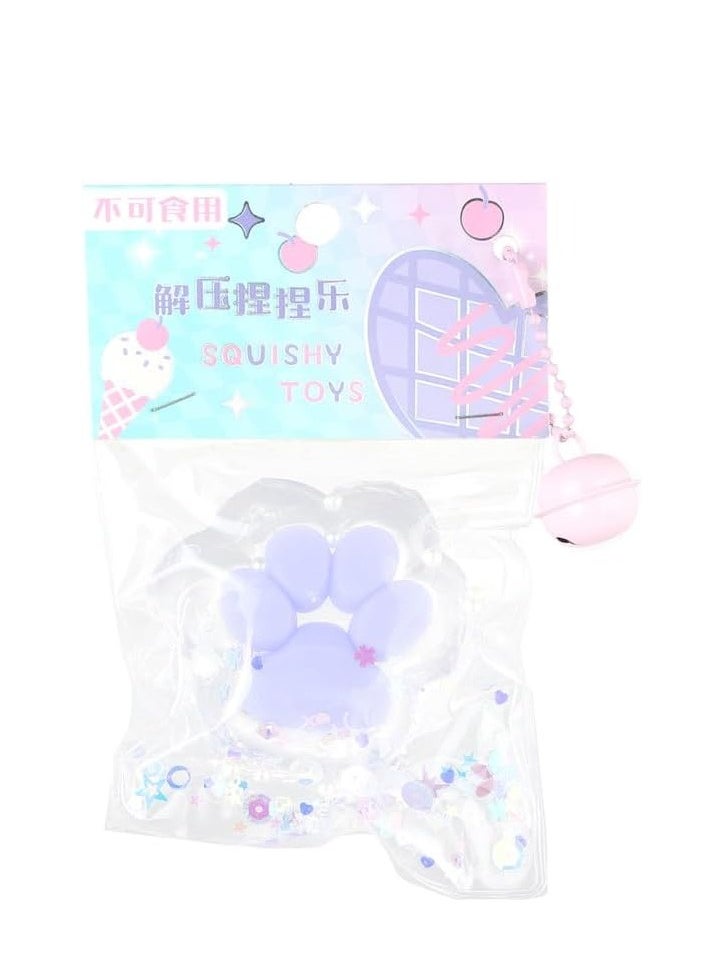 Generic Purple baby squishy foot print 