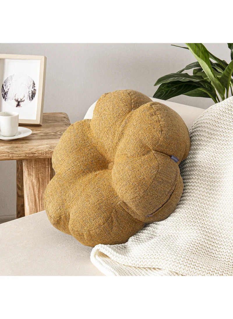 Homedius Daisy Bloom Decorative Boucle Cushion