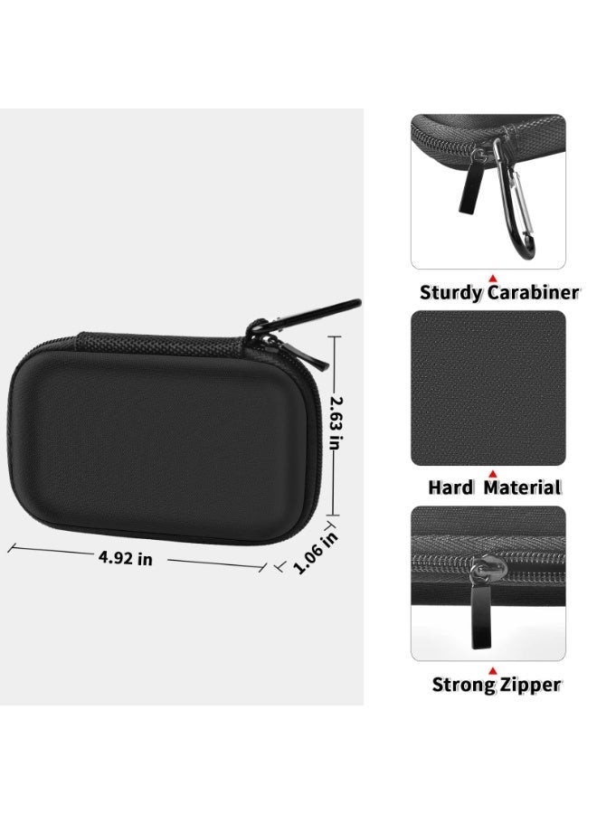 Chabeia SanDisk PRO Extreme Portable SSD Case 1TB 2TB 4TB 500GB External Solid State Drive Storage Holder Compatible with SDSSDE61 SDSSDE60 SDSSDE81 SDSSDE30 Full Black Protective Cover for Travel Daily Use - Image 2