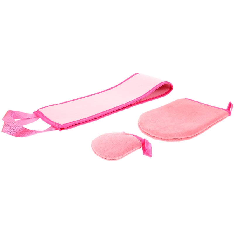 1 Set Self Tanning Glove Applicator Back Lotion Applicator Tool Tanning Finger Mitt Applicator - Image 1