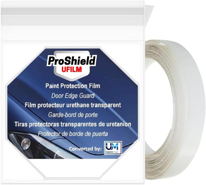 Upromax Door Edge Paint Protection Film Roll 0.4in x 5yd Scratch Protection Film Clear Invisible Universal Car Truck (Roll 0.4 x 5yd) Flexible purchase choices - Image 1