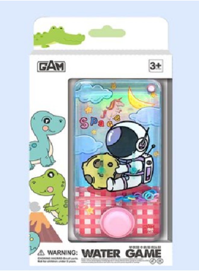 Green Tiger Handheld Water Ring Toss Game for Kids - Dinosaur & Nature Theme