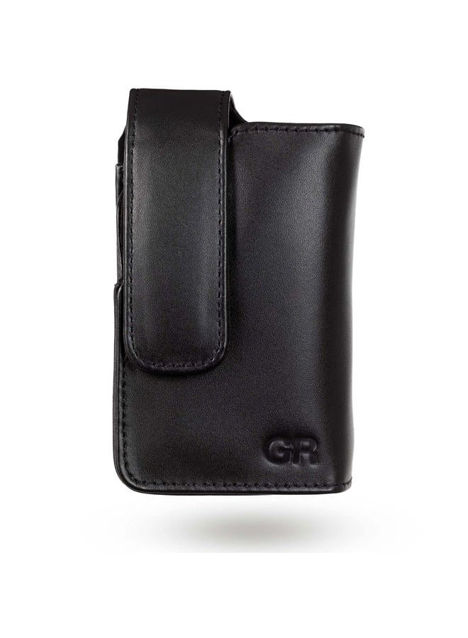 RICOH حافظة جلدية ناعمة GC-11 [نموذج متوافق: GR III، GR IIIx] [حافظة جلدية أصلية عالية الجودة مع حماية قوية] [مع حلقة حزام في الخلف]، سوداء - Image 1