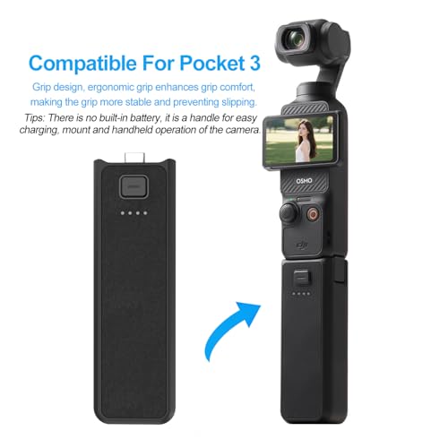 Suptig Mount Stand Handle Grip Compatible for DJI Osmo Pocket 3, Xtra Muse, Osmo Pocket 3 Accessories - Image 2