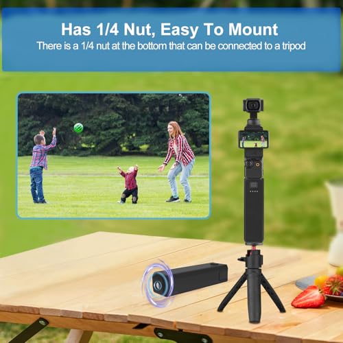 Suptig Mount Stand Handle Grip Compatible for DJI Osmo Pocket 3, Xtra Muse, Osmo Pocket 3 Accessories - Image 5