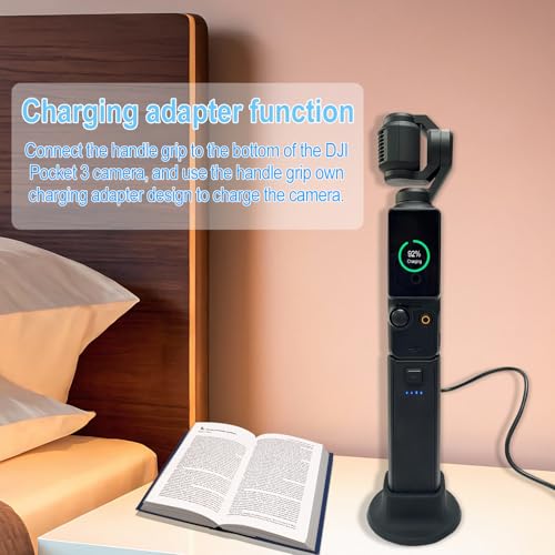 Suptig Mount Stand Handle Grip Compatible for DJI Osmo Pocket 3, Xtra Muse, Osmo Pocket 3 Accessories - Image 4