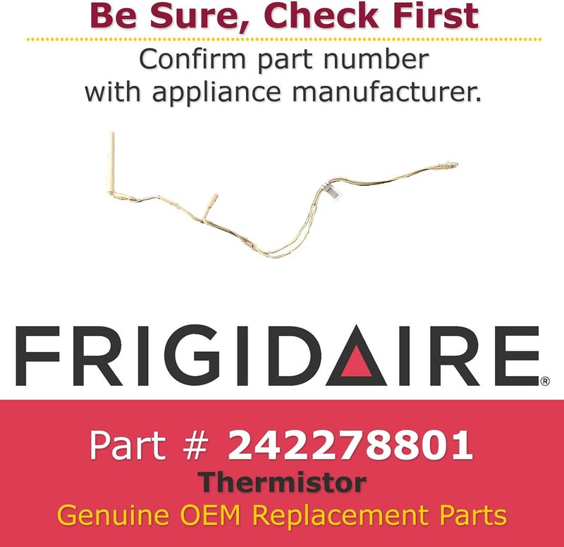 FRIGIDAIRE جزء استبدال الثيرمستور Frigidaire 242278801 - Image 2
