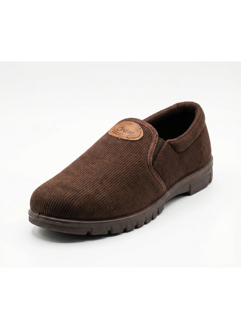 ORDER FlexPro Men's Casual Canvas Sneakers - Breathable Lightweight Walking Shoes - (MW-1001)Brown - Image 1