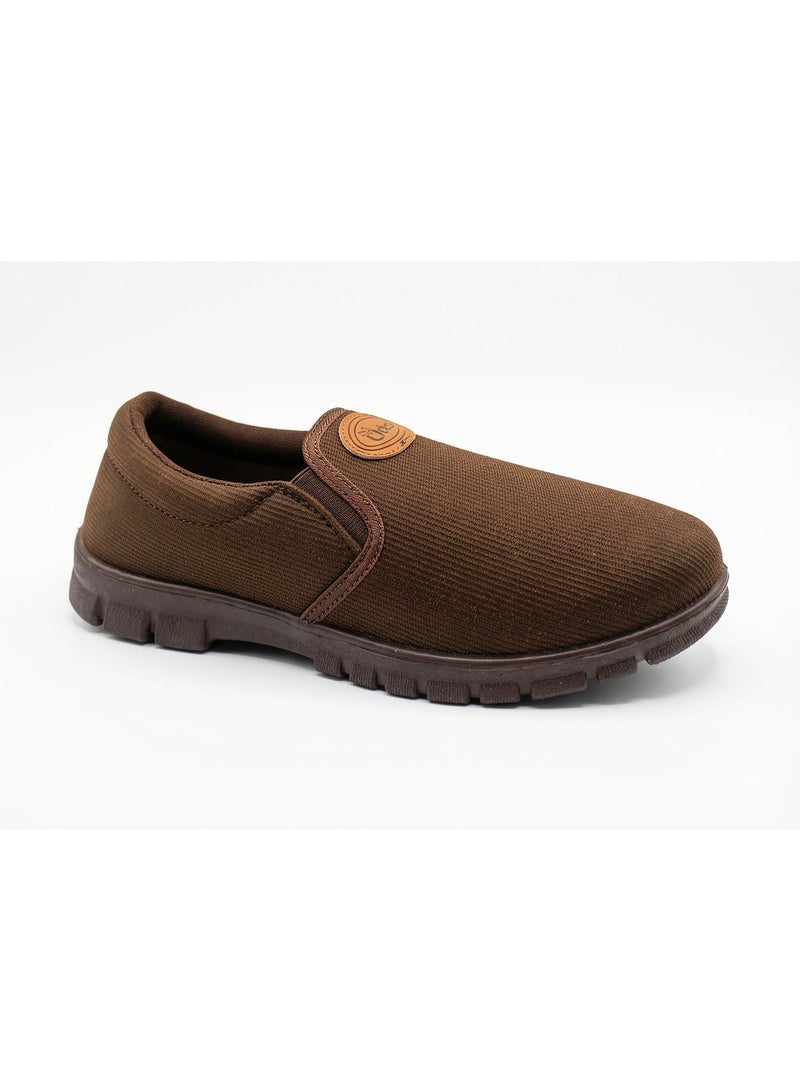 ORDER FlexPro Men's Casual Canvas Sneakers - Breathable Lightweight Walking Shoes - (MW-1001)Brown - Image 2
